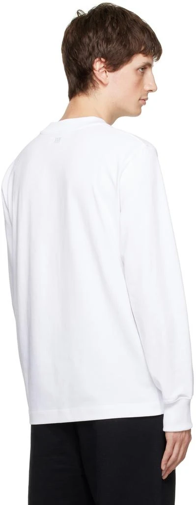 AMI Paris White Ami de Cœur Long Sleeve T-Shirt 3