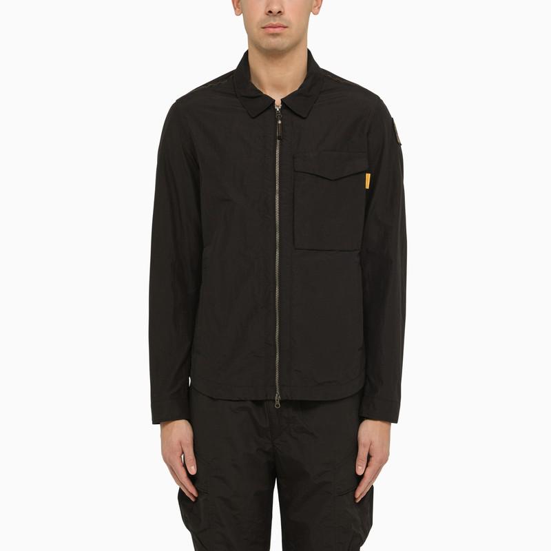 Parajumpers Black nylon and cotton Rayner jacket