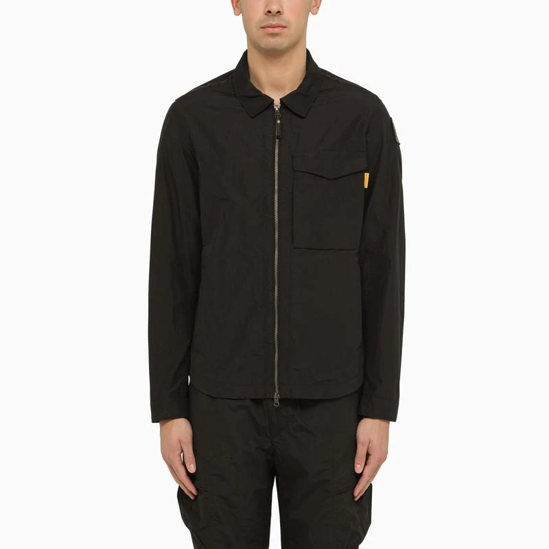 Parajumpers Black nylon and cotton Rayner jacket 1