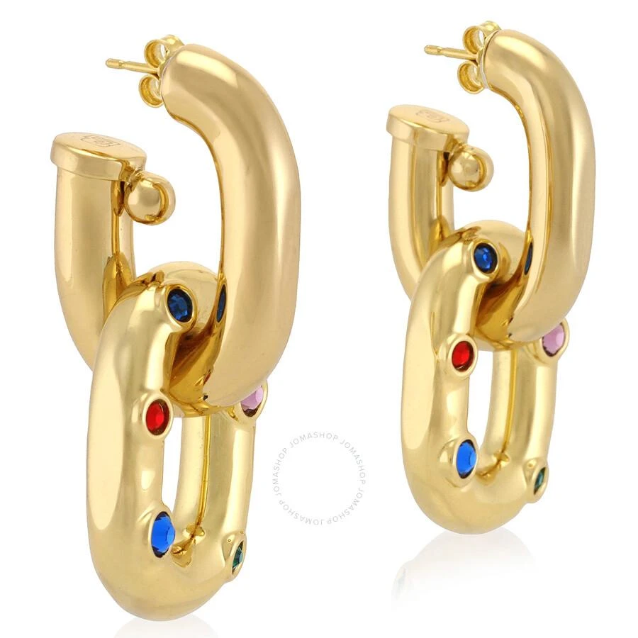 Paco Rabanne XL Link Double Hoop Earrings 1