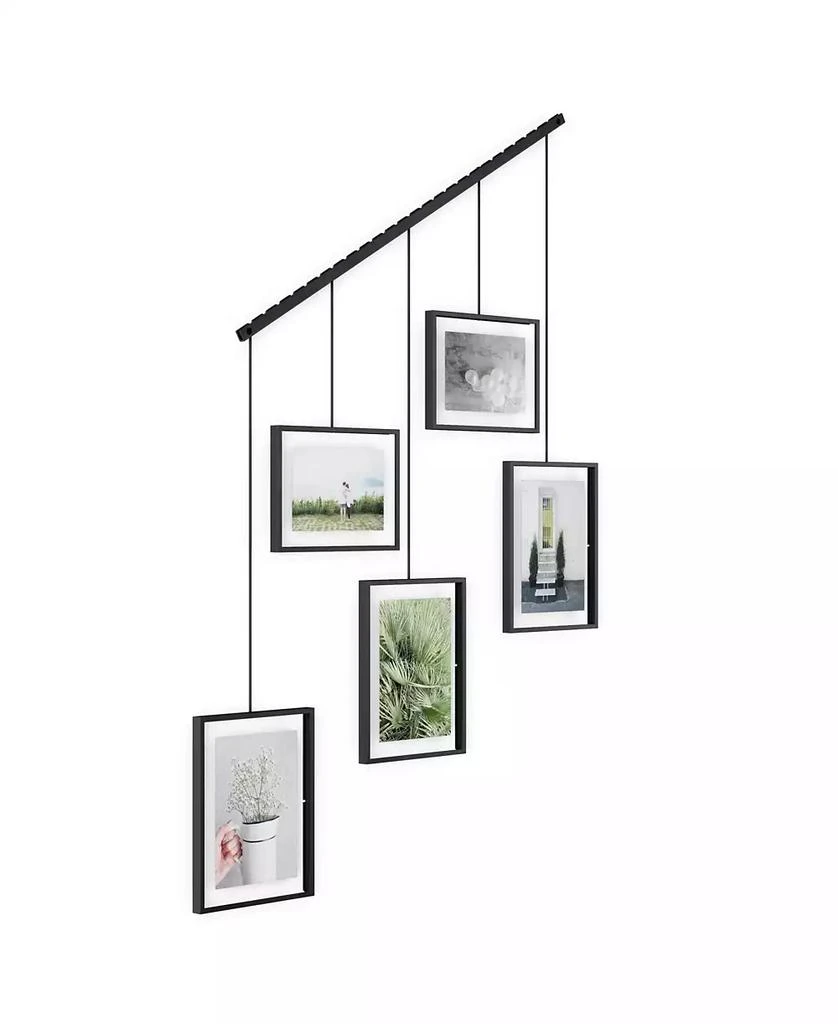 Umbra Exhibit 26" x 27.3" Multi Picture Frame Photo Display, Set of 5 3