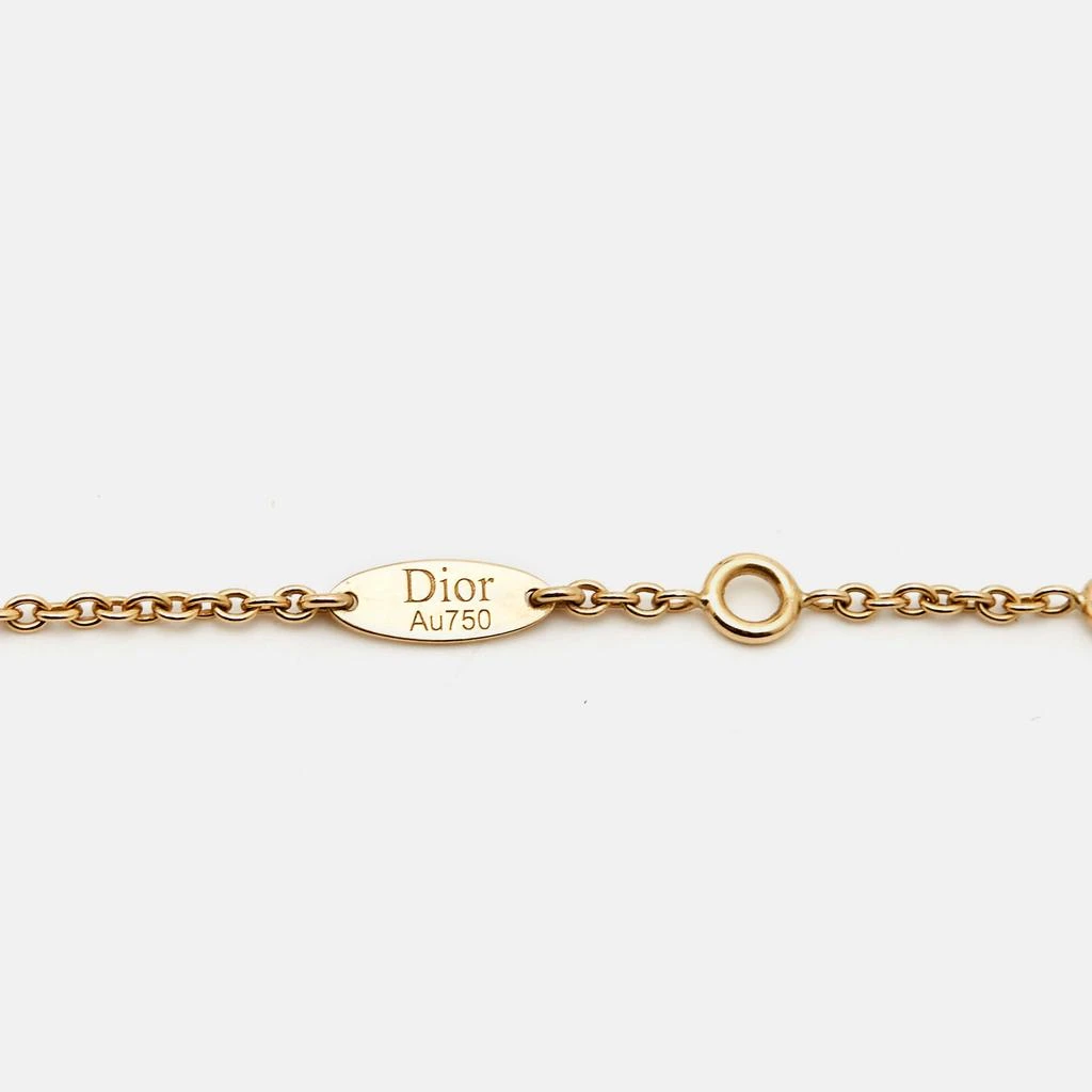 Dior Dior Rose Des Vents Mother of Pearl Diamond 18k Yellow Gold Bracelet 5