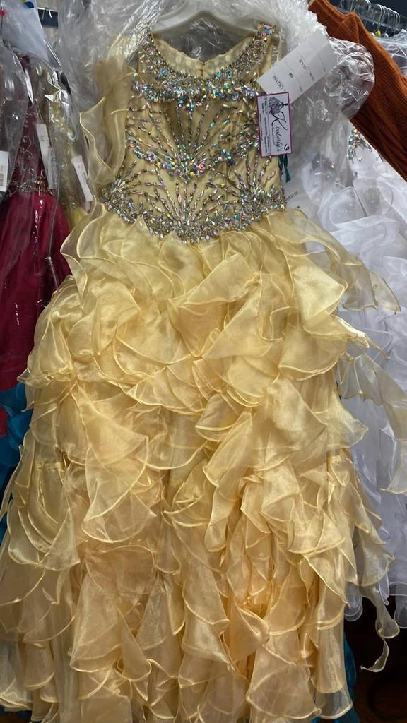 Little Rosie Little Rosie - Girl
s Glitz Long Pageant Dress