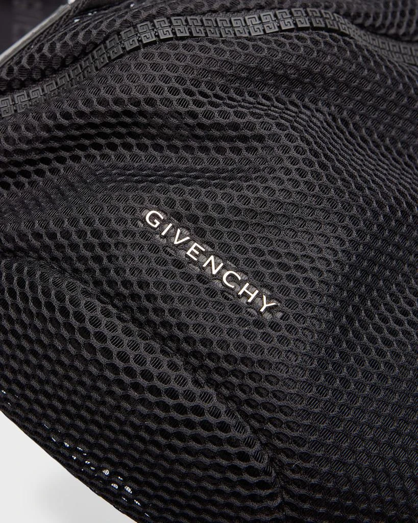 Givenchy Men's G-Zip Small Mesh Triangle Belt Bag 5