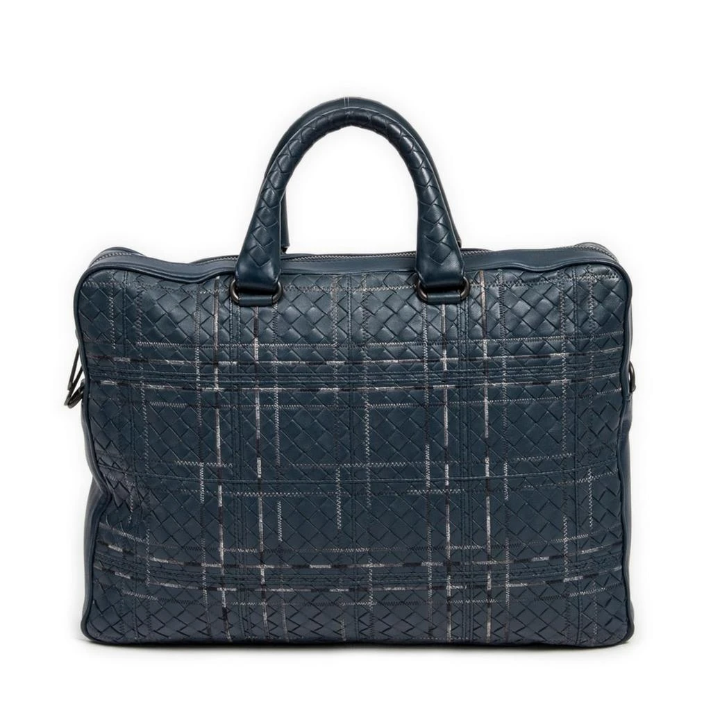 Bottega Veneta Atlas Intrecciato Leather Briefcase 1