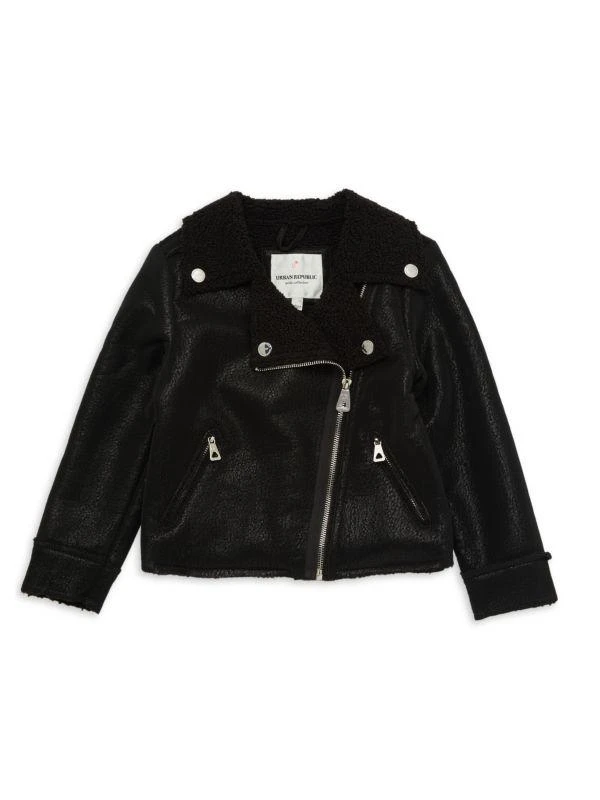Urban Republic ​Little Girl's Faux Leather Moto Jacket 1