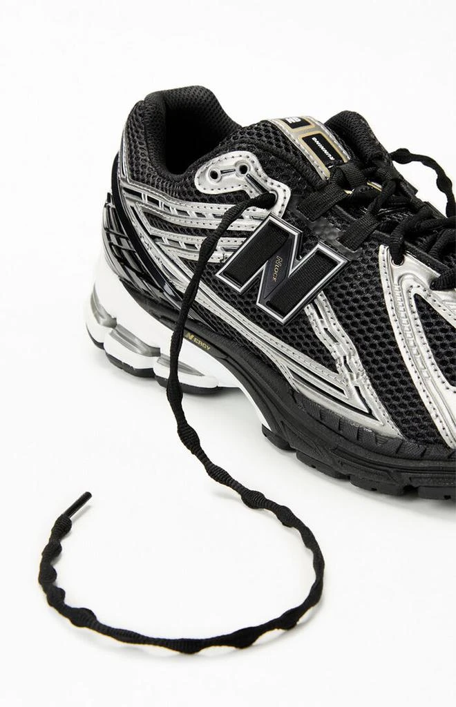 New Balance Black & Silver Metallic 1906R Shoes 7