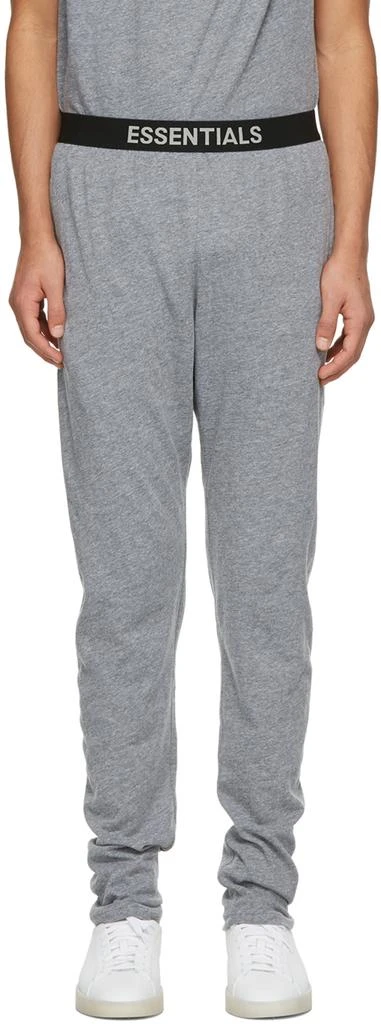 Essentials Grey Jersey Lounge Pants 1