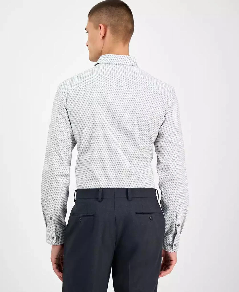 alfani mens dress shirt Alfani Men's Regular-Fit Solid Dress Shirt - White