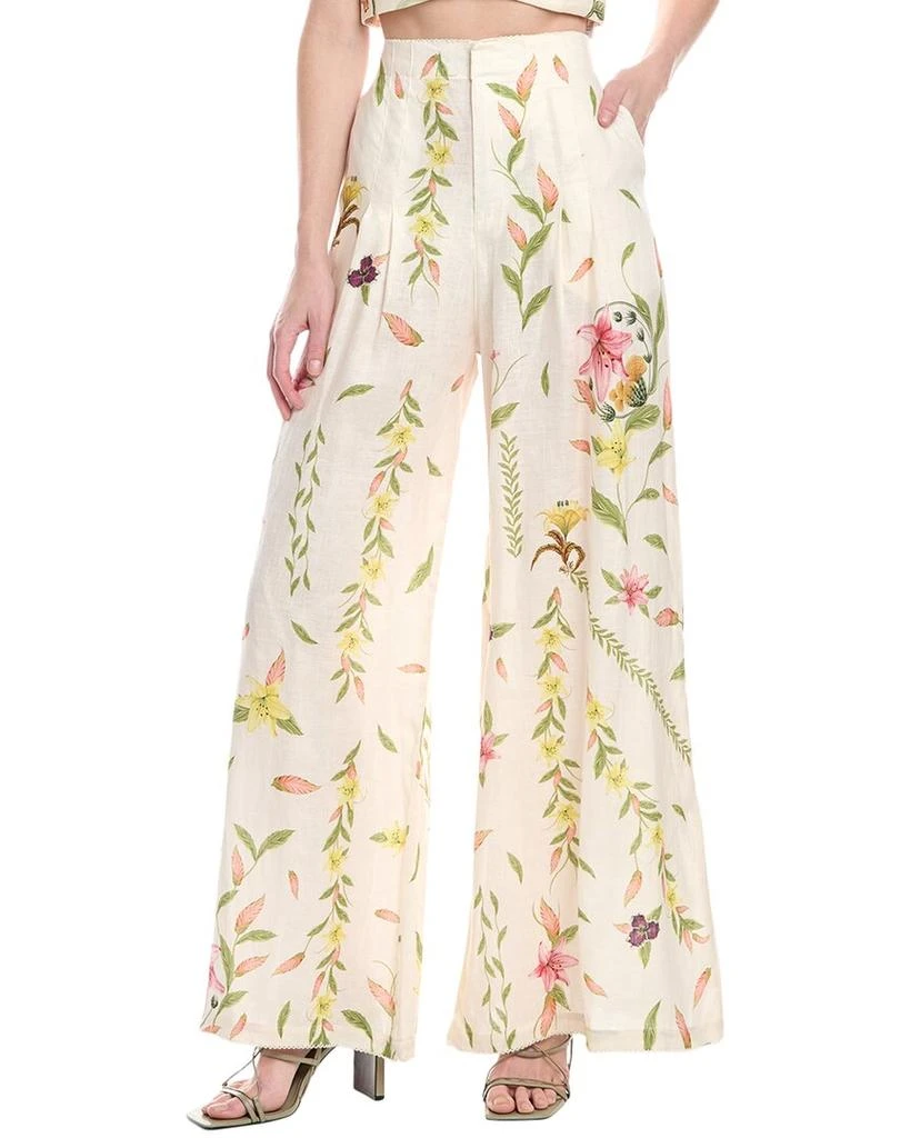Agua by Agua Bendita Marina Linen Trouser 1