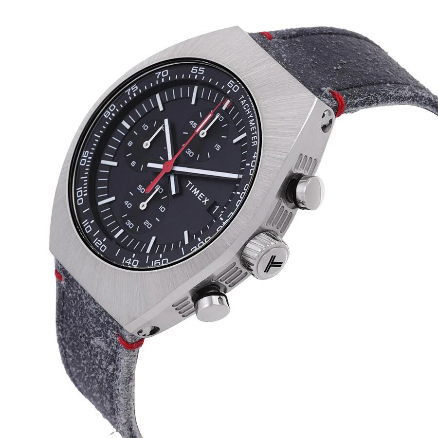 Timex Timex Legacy Tonneau Chronograph Quartz Black Dial Men's Watch TW2W50000 2