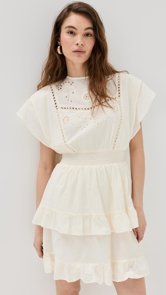 Scotch  Soda Mini Dress with Broderie