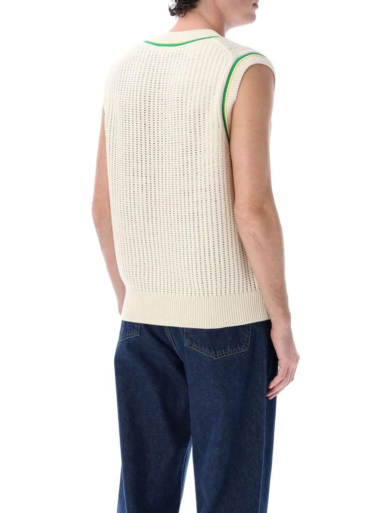 Lacoste Lacoste Crochet Effect Sweater Vest 2