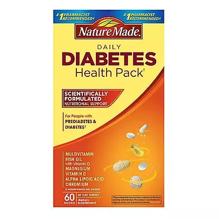 Nature Made Nature Made Daily Diabetes Health Pack Dietary Supplement 60 pk. 2