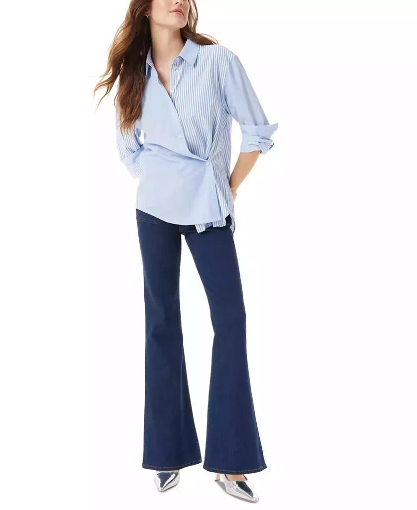 Sam Edelman Women's Bridget Cotton Asymmetrical Shirt 1
