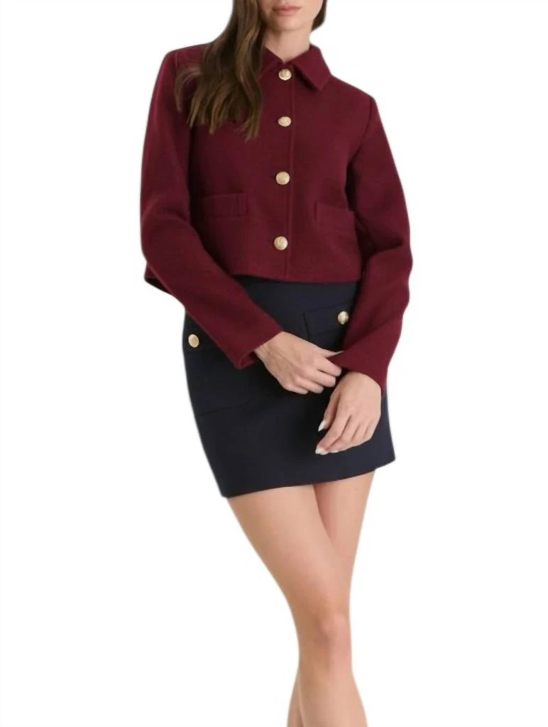 The Workshop Studio The Workshop Studio - Button Down Solid Tweed Jacket 1