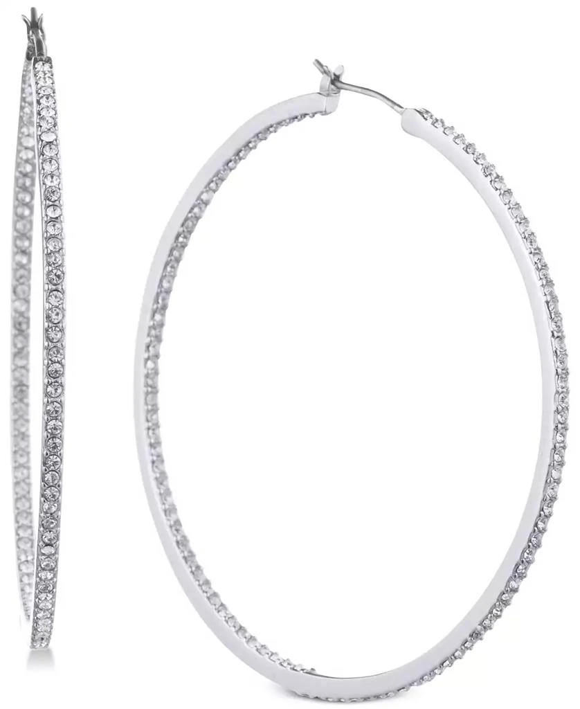 Givenchy Pavé 2" Medium Hoop Earrings