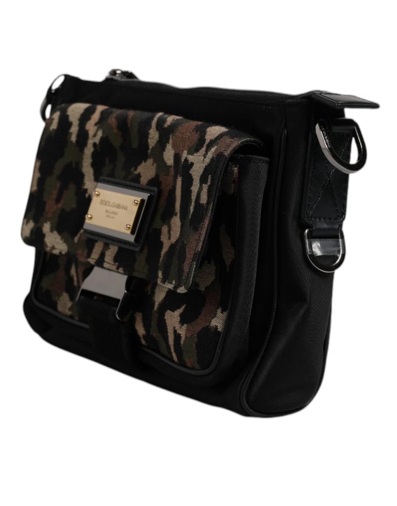 Dolce & Gabbana multi Leopard Jacquard Crossbody Men's Bag (Pre-Owned)