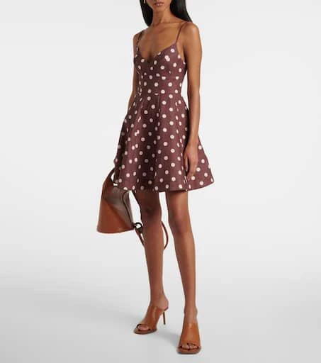 Zimmermann Acacia polka-dot linen minidress 2
