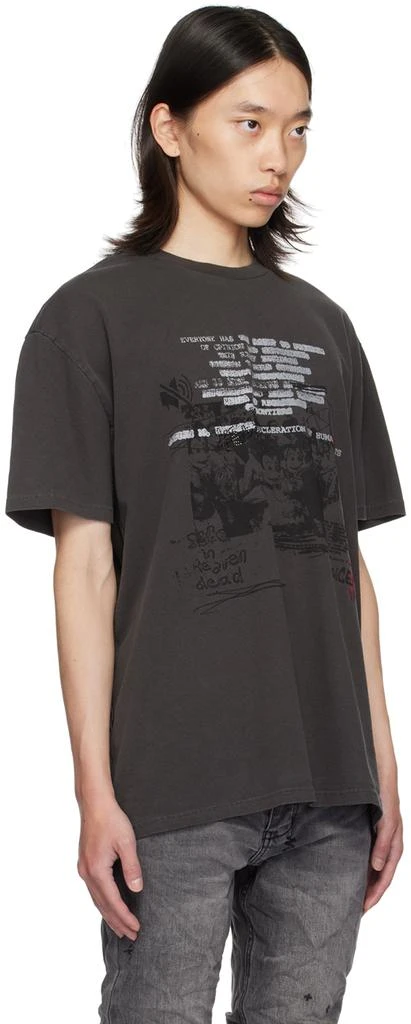 Ksubi Black Silenced T-Shirt 2