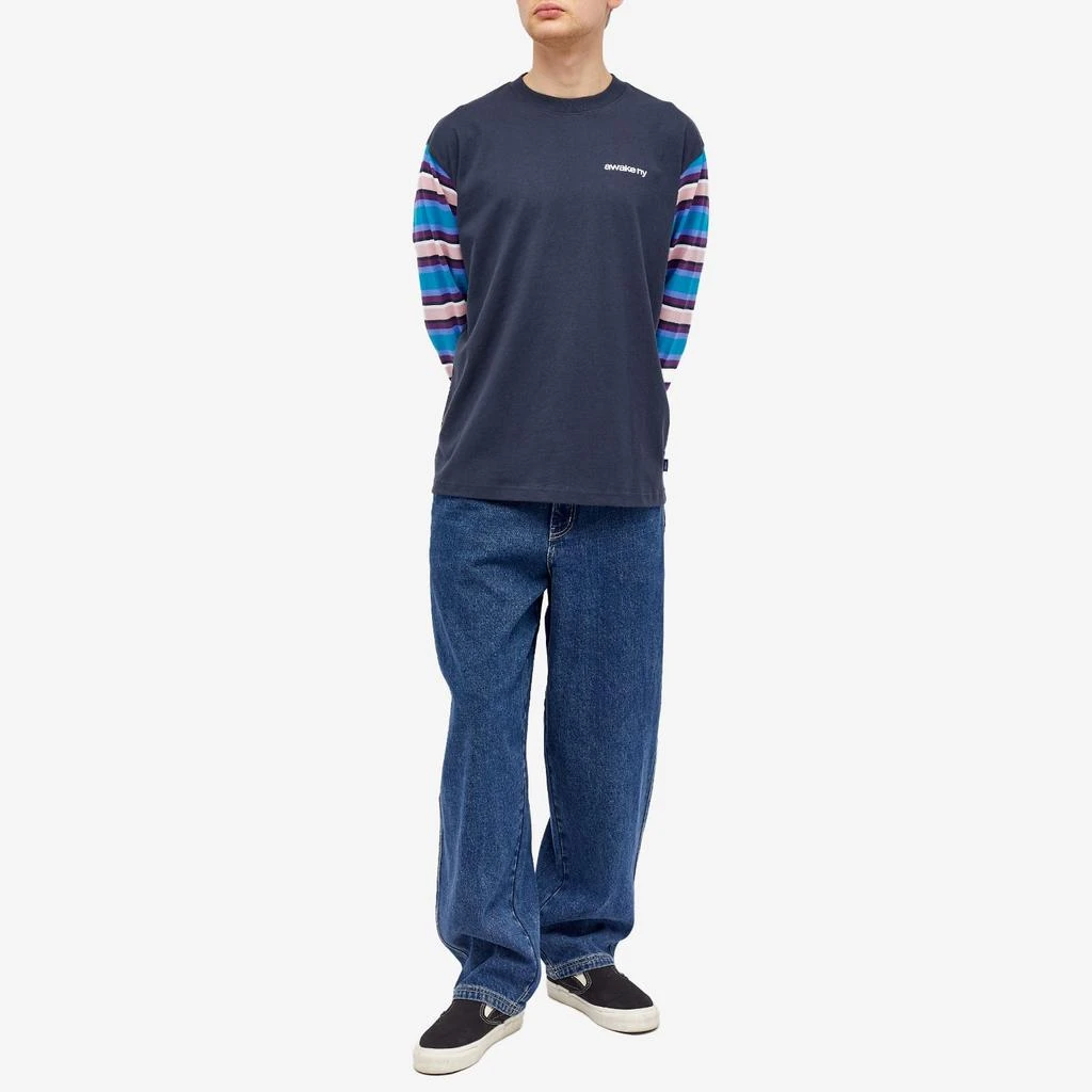 Awake NY Awake NY Long Sleeve 94 Stripe T-Shirt 4