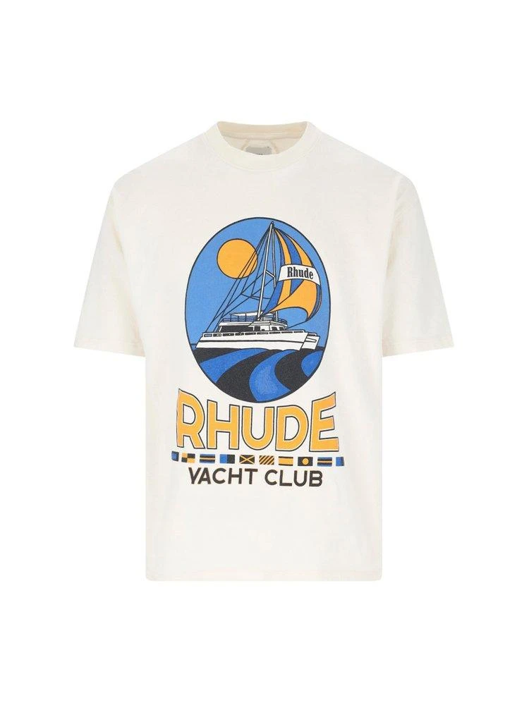 Rhude Rhude Yacht Club Cewneck T-Shirt 1