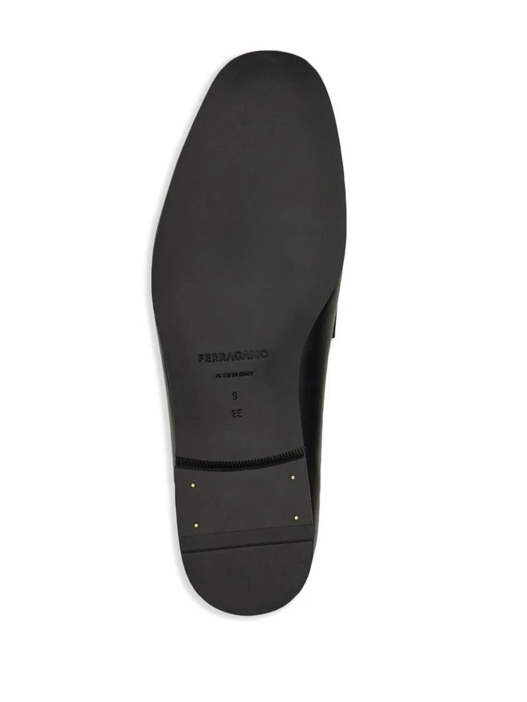 Ferragamo FERRAGAMO - Gancini Leather Loafers 3