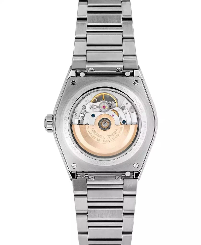 Frederique Constant Men's Swiss Automatic Highlife Heart Beat Stainless Steel Bracelet Watch 41mm 3