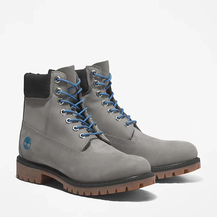Timberland Timberland Premium® 6 Inch Boot for Men in Grey/Blue 4