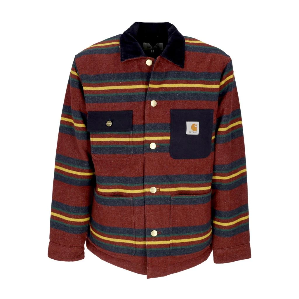 Carhartt WIP Oregon Jacket Starco Stripe/burgundy Men's Workwear Jacket 1