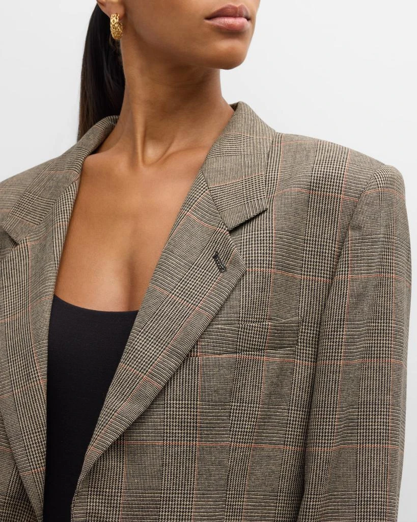 FRAME Grandfather Check Blazer 7