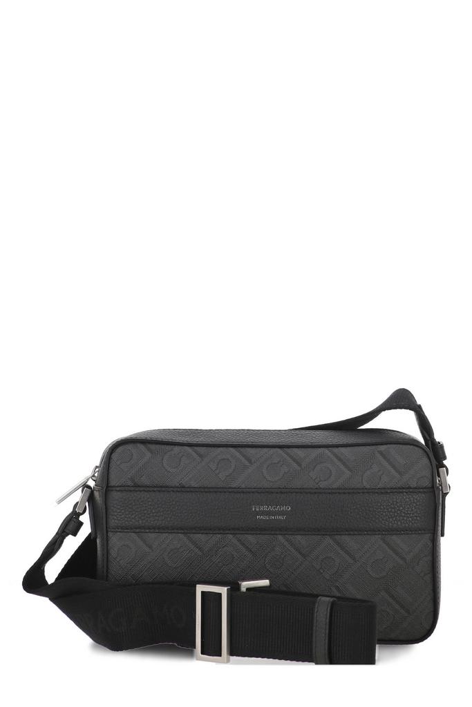 【 Ferragamo 】Gancini-Plaque Twins メッセンジャーバッグ Ferragamo Gancini-Plaque Twins Messenger Bag 241401 769762