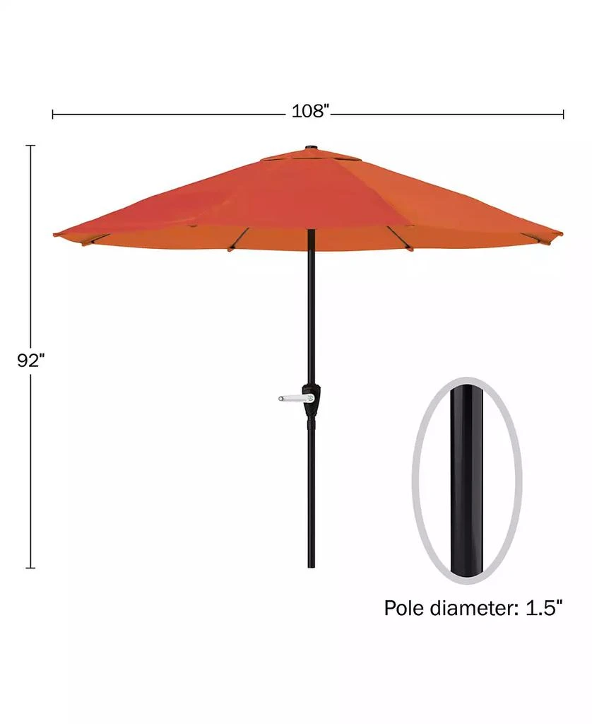Pure Garden 9-Foot Patio Umbrella, Brilliant Blue 2