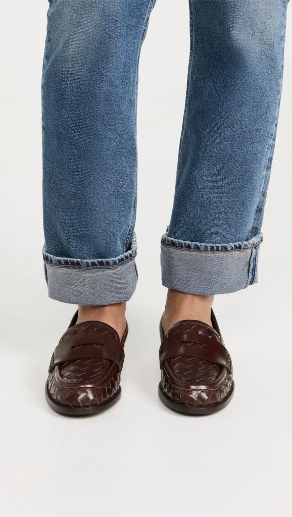 Loeffler Randall Rachel Woven Leather Loafers 2