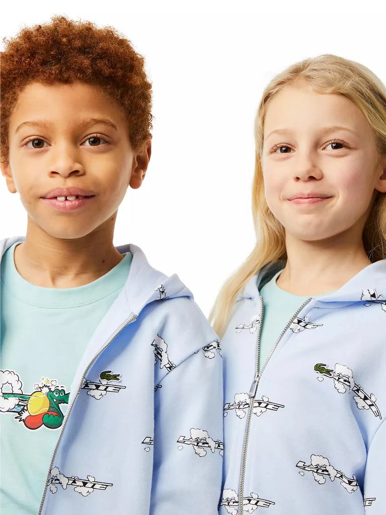 Lacoste Little Kid's & Kid's Logo Cloud Zip Hoodie 7