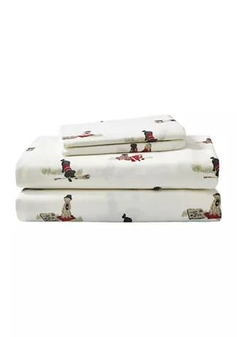 Eddie Bauer Bauer Retriever Adventure Flannel Sheet Set 1