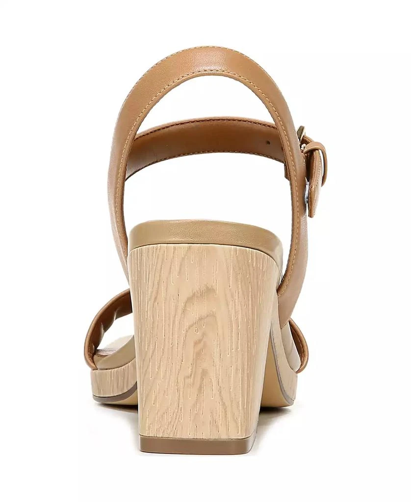 Naturalizer Women's Rose Block Heel Open Square Toe Platform Sandals 3