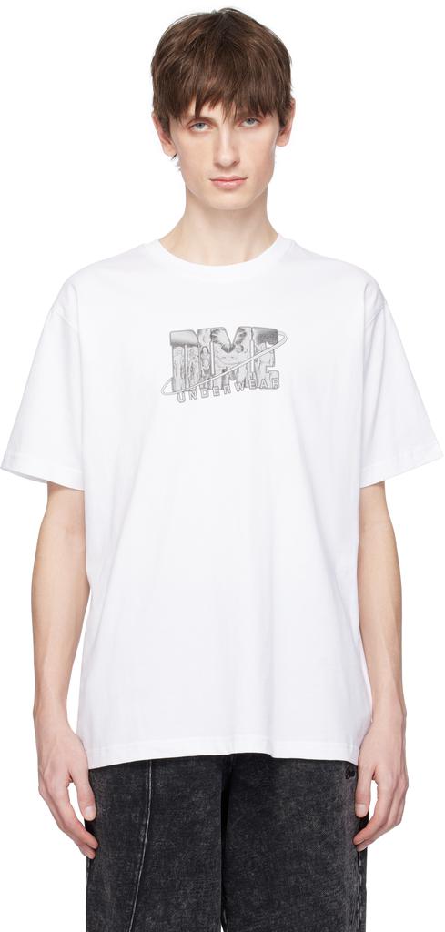 Dime White Cursive Snake T-Shirt - T-Shirts - Compare Prices