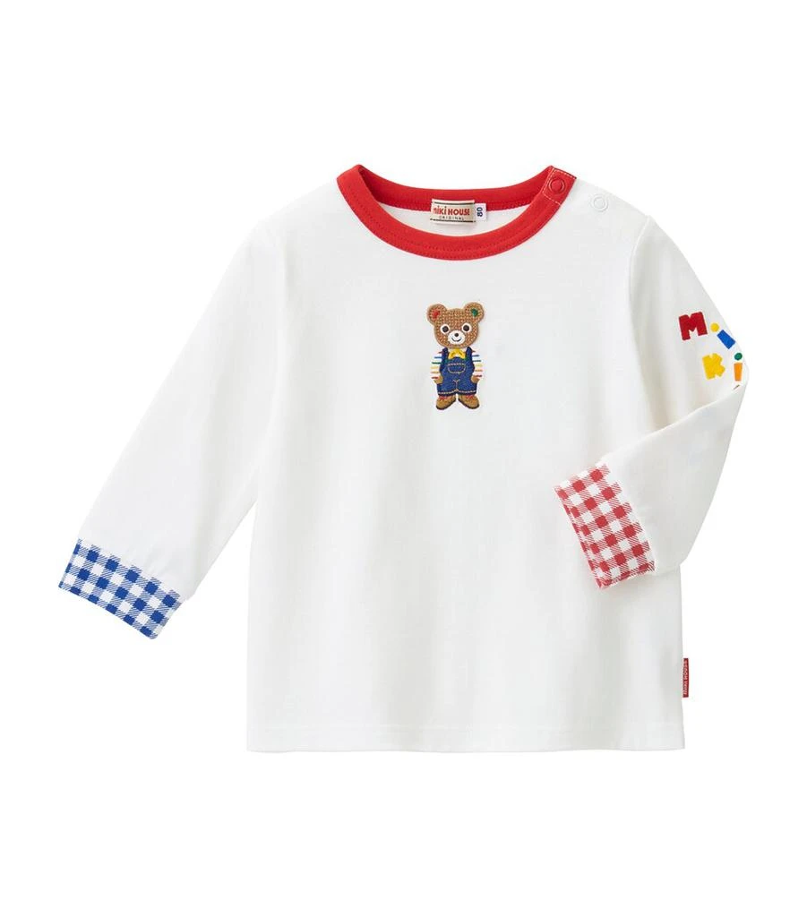 Miki House Embroidered Bear T-Shirt (2-5 Years) 1