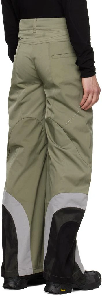 FFFPOSTALSERVICE SSENSE Exclusive Khaki Articulated Waistbag V1 Trousers 3