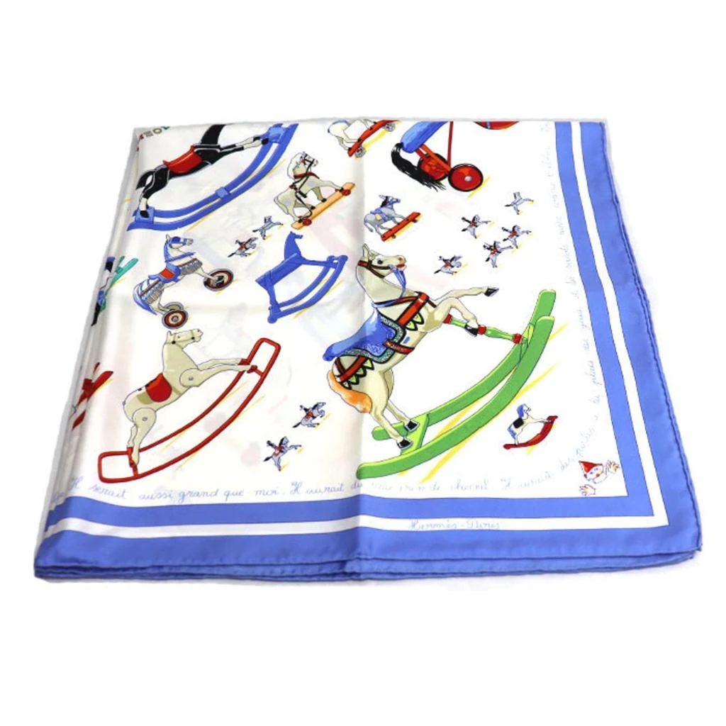 Hermes blue Silk Scarf (Pre-Owned)
