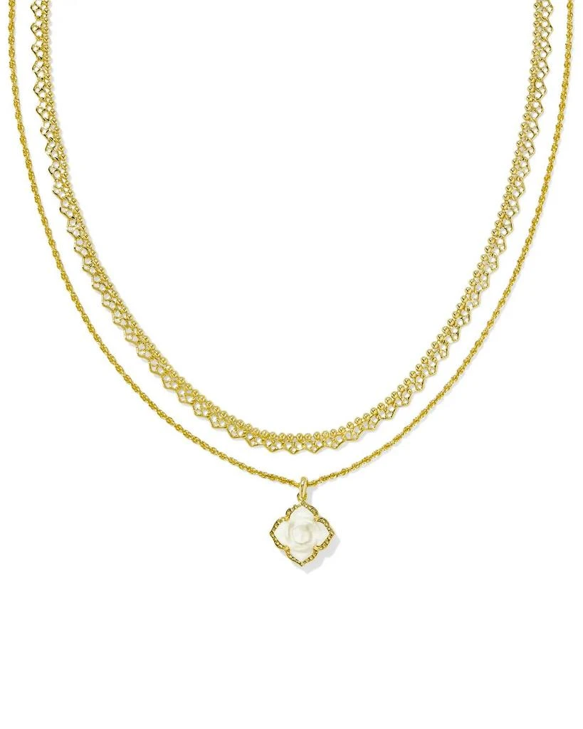 Kendra Scott Women's Mallory Rose Multi Strand Necklace In Gold