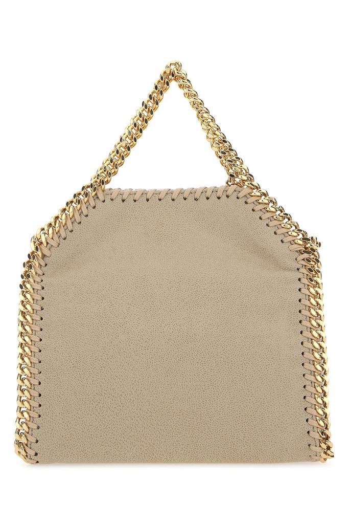 Stella McCartney Sand shaggy deer micro Falabella handbag