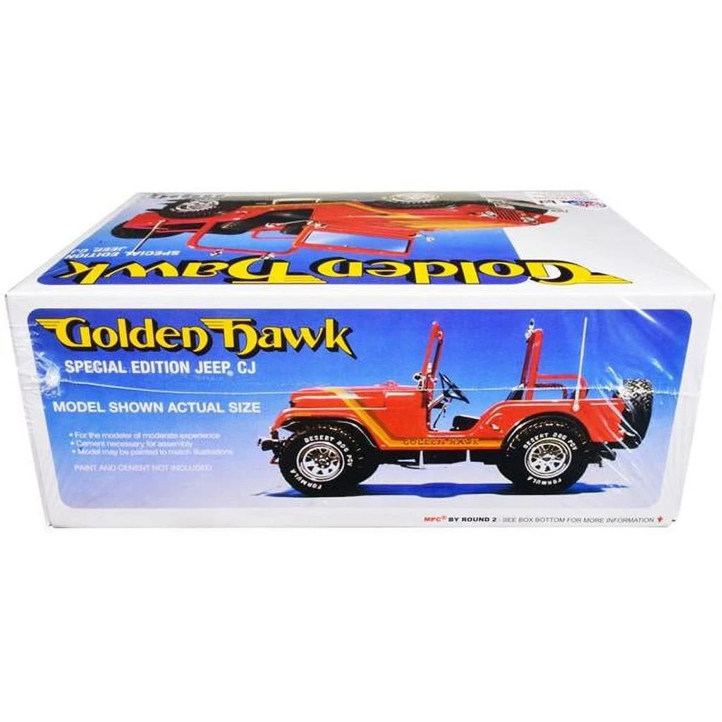 MPC 1 to 25 Scale 1981 Jeep CJ5 Golden Hawk Skill 2 Model Car Kit 1