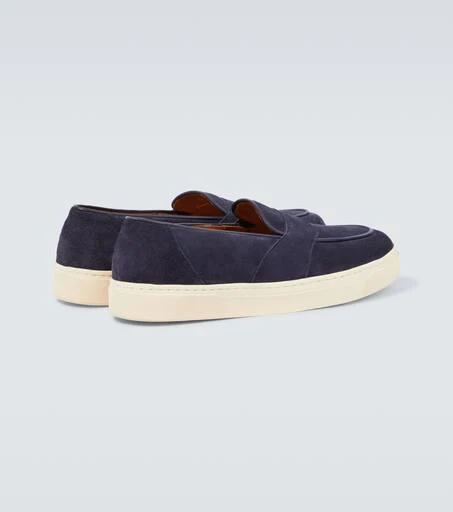George Cleverley Joey II suede penny loafers 6