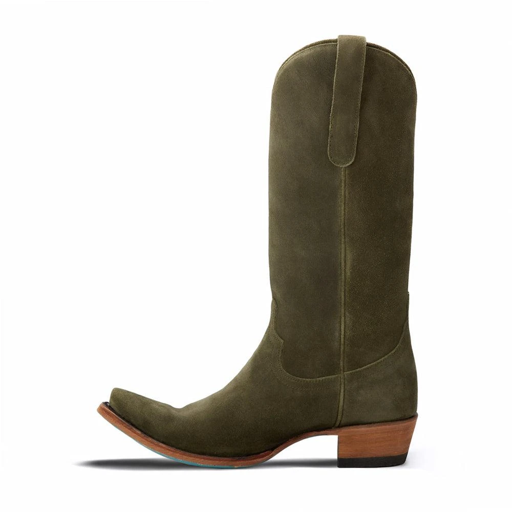 LANE Emma Jane Suede Snip Toe Cowboy Boots 3