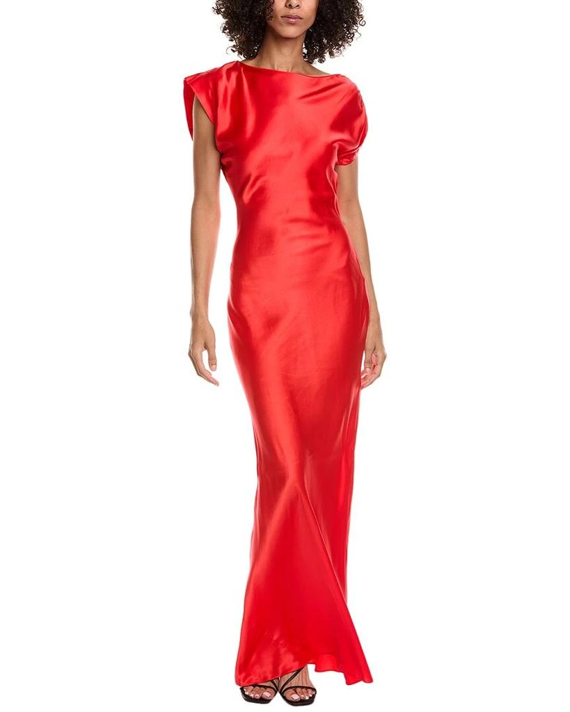 amanda uprichard evening dresses Amanda Uprichard Biella Maxi Dreess in Galactic