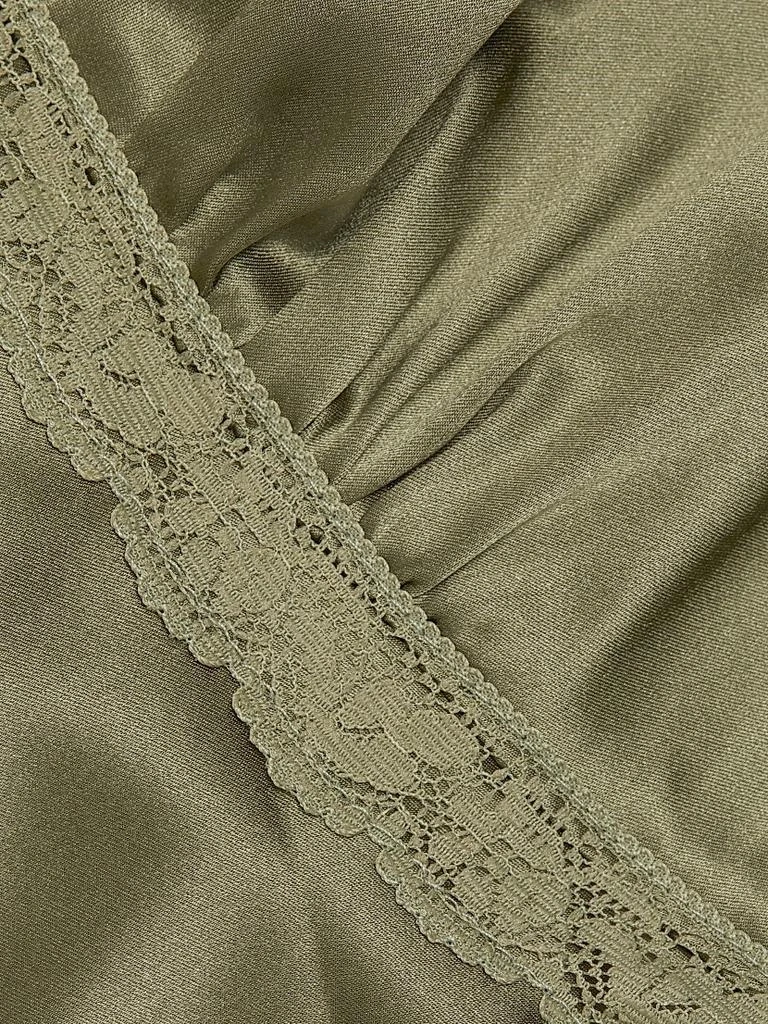 Reformation Aliceyn Lace-Trim Silk Top 7