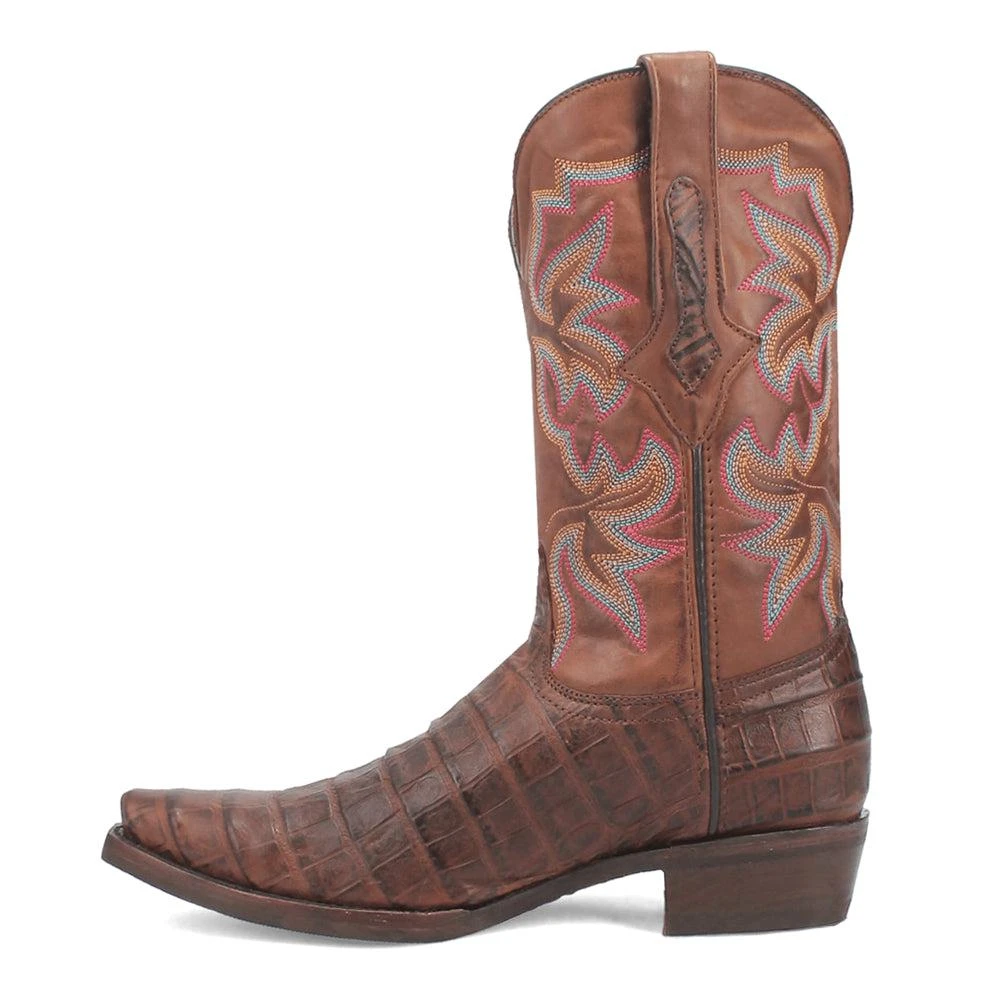 Dingo Gator Alligator Print Snip Toe Cowboy Boots 3