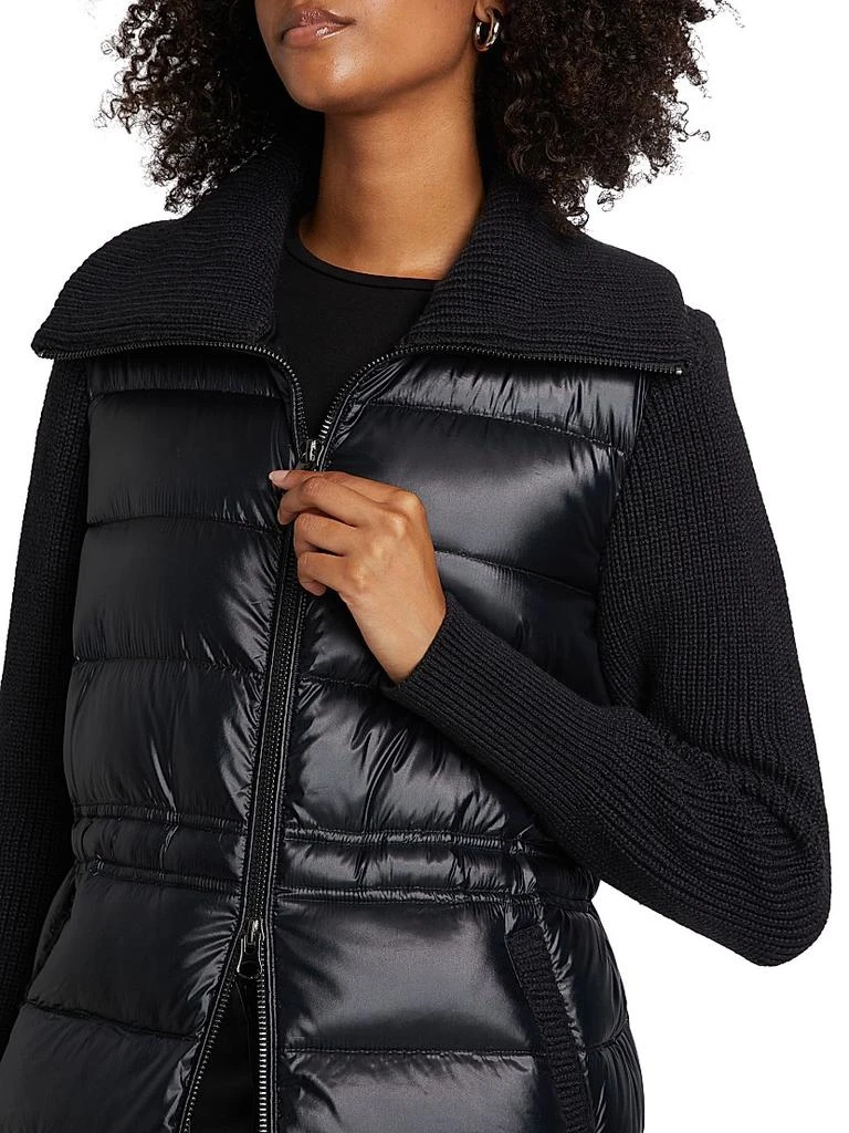 Mercer Collective Mac Mixed-Media Down Coat 6